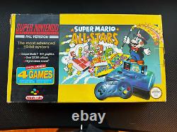 Super Mario All Stars Super Nintendo SNES Console Boxed FREE P&P  <br/>	
Les Super Mario All Stars Super Nintendo SNES Console en boîte GRATUIT P&P