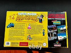 Super Mario All Stars Super Nintendo SNES Console Boxed FREE P&P 
 <br/>
	
Les Super Mario All Stars Super Nintendo SNES Console en boîte GRATUIT P&P