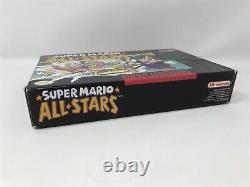 Super Mario All-Stars Super Nintendo Snes Complet en boîte CIB RARE