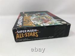 Super Mario All-Stars Super Nintendo Snes Complet en boîte CIB RARE
