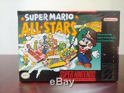 Super Mario Allstars Snes Scellé En Usine Complète Super Nintendo