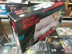 Super Mario Console All-stars Bundle Super Nintendo Console Snes Complete Cib