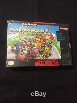 Super Mario Kart Snes Super Nintendo Nouveau H-seam Scellé Menthe Rare Première Impression