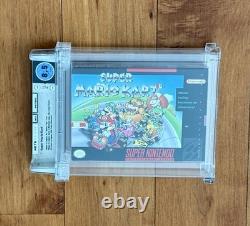Super Mario Kart Super Nintendo SNES 1992 8.5 CIB WATA VGA CGC X Noté Rare