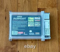 Super Mario Kart Super Nintendo SNES 1992 8.5 CIB WATA VGA CGC X Noté Rare