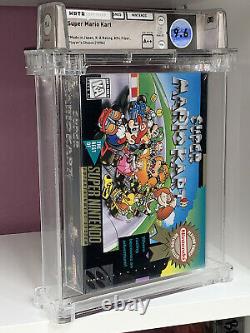 Super Mario Kart Wata 9.6 A++ Super Nintendo Snes Factory Scelled Player's Choice