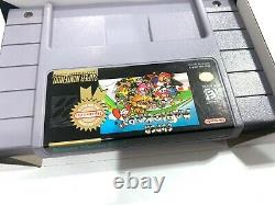 Super Mario Kart (super Nintendo, 1992) Authentic Complete In Box Cib Snes! Vg
