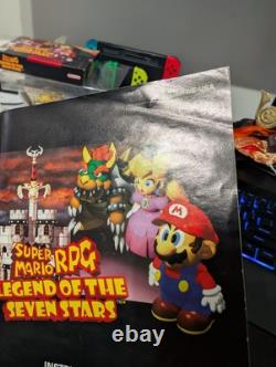 Super Mario RPG Légende des Sept Étoiles Super Nintendo SNES Authentique - Utilisé