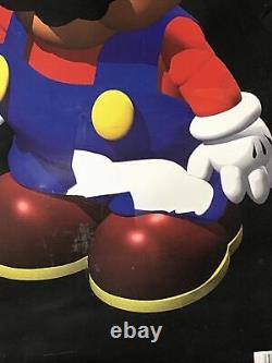 Super Mario Rpg Légende Des Sept Étoiles Rare Promo Banner Super Nintendo Snes
