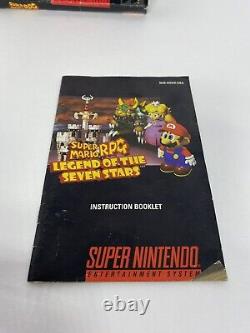 Super Mario Rpg Légende Des Sept Étoiles Super Nintendo Snes Cib Avec Protecteur