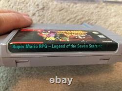Super Mario Rpg (super Nintendo Snes) Cib Complète Avec Affiches + Cartes