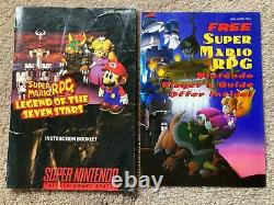 Super Mario Rpg (super Nintendo Snes) Complet Cib Avec Magazine + Poster