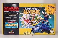 Super Mario Toutes Les Étoiles Super Nintendo Console Snes (version Pale)