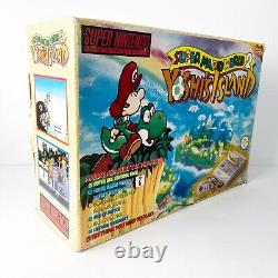 Super Mario World 2 Édition Yoshi's Island Boîte Console Super Nintendo SNES