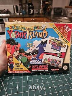 Super Mario World 2 : L'Île de Yoshi Édition Limitée Big Box Complète SNES
