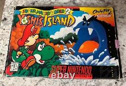 Super Mario World 2 : L'île de Yoshi Super Nintendo SNES CIB Complet