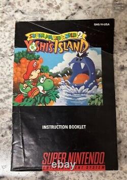 Super Mario World 2 : L'île de Yoshi Super Nintendo SNES CIB Complet