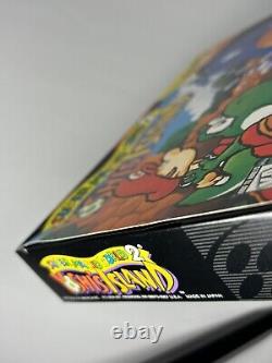 Super Mario World 2 Yoshi's Island Super Nintendo SNES CIB avec Poster Testé