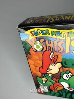 Super Mario World 2 Yoshi's Island Super Nintendo SNES CIB avec Poster Testé