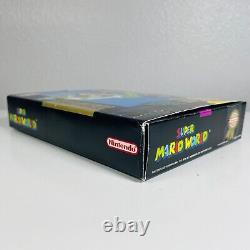 Super Mario World Choix des joueurs (Super Nintendo SNES) Complet, CIB Authentique