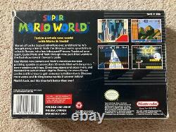 Super Mario World First Edition (super Nintendo Snes) Complet Cib Avec Magazine
