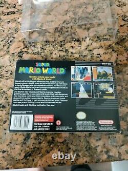 Super Mario World Première Edition (super Nintendo Snes) Complet Cib Authentic