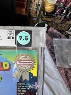 Super Mario World (Super Nintendo Entertainment System SNES, 1991) WATA 7.5 CIB  <br/>

<br/> 
  Super Mario World (Super Nintendo Entertainment System SNES, 1991) WATA 7.5 CIB