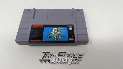 Super Mario World Super Nintendo SNES Bundle Complet CIB Console Système Testé