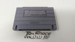 Super Mario World Super Nintendo SNES Bundle Complet CIB Console Système Testé