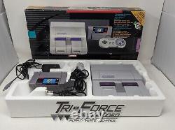 Super Mario World Super Nintendo SNES Ensemble Complet CIB Système Console Testé