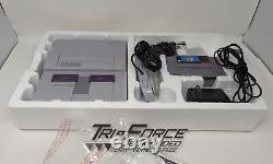 Super Mario World Super Nintendo SNES Ensemble Complet CIB Système Console Testé