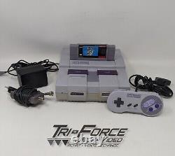 Super Mario World Super Nintendo SNES Ensemble Complet CIB Système Console Testé