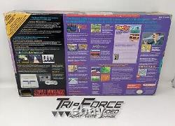 Super Mario World Super Nintendo SNES Ensemble Complet CIB Système Console Testé