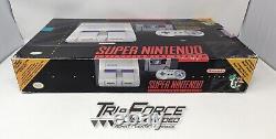Super Mario World Super Nintendo SNES Ensemble Complet CIB Système Console Testé