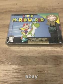 Super Mario World (Super Nintendo) SNES (Tout Neuf et Scellé en Usine !)