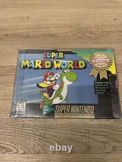 Super Mario World (Super Nintendo) SNES (Tout Neuf et Scellé en Usine !)