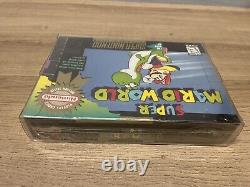 Super Mario World (Super Nintendo) SNES (Tout Neuf et Scellé en Usine !)
