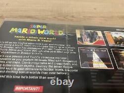 Super Mario World (Super Nintendo) SNES (Tout Neuf et Scellé en Usine !)