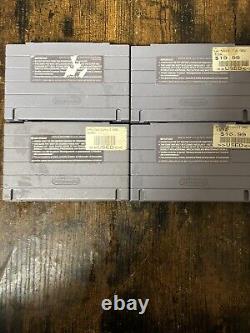 Super Mario World / Tous les étoiles Donkey Kong Country 2 et 8 Nintendo SNES Bundle Lot