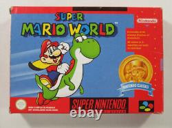 Super Mario World (classiques Boîte Rouge) Super Nintendo (snes) Pal-nfah Complet