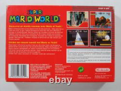 Super Mario World (classiques Boîte Rouge) Super Nintendo (snes) Pal-nfah Complet