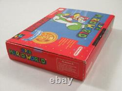 Super Mario World (classiques Boîte Rouge) Super Nintendo (snes) Pal-nfah Complet