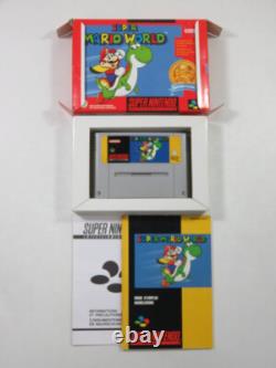 Super Mario World (classiques Boîte Rouge) Super Nintendo (snes) Pal-nfah Complet
