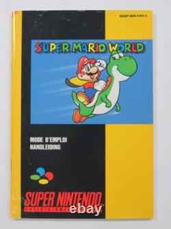 Super Mario World (classiques Boîte Rouge) Super Nintendo (snes) Pal-nfah Complet