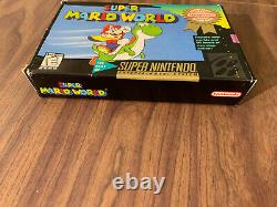 Super Mario World (super Nintendo, Snes) - Complet Dans La Boîte - Choix Du Joueur