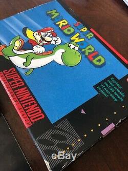 Super Mario World (super Nintendo, Snes) Complète Dans L'encadré - Black Label Original