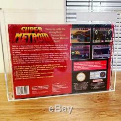 Super Metroid Bigbox Pour Super Nintendo (snes) Étanche Et Or Classé 85+ Vga 1/1