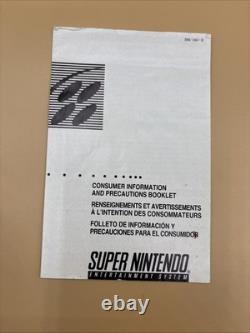 Super Metroid (Super Nintendo, 1994) SNES Authentique CIB avec Manuel et Inclusions