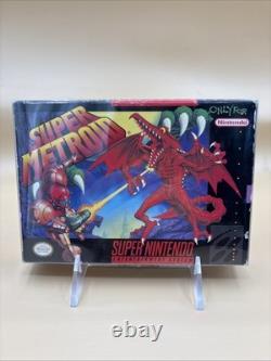 Super Metroid (Super Nintendo, 1994) SNES Authentique CIB avec Manuel et Inclusions