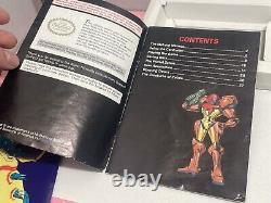 Super Metroid Super Nintendo SNES Boîte authentique Inserts Manuels Plateau SEULEMENT sans jeu.